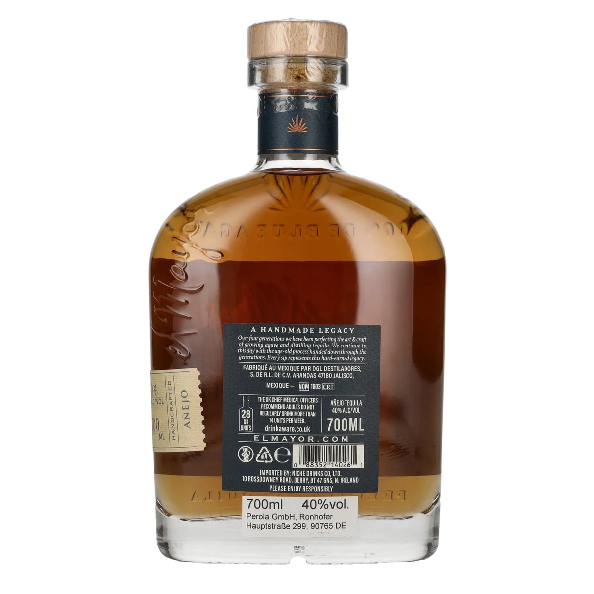 El Mayor Añejo Tequila 100% Agave 40% vol. 0.7 l