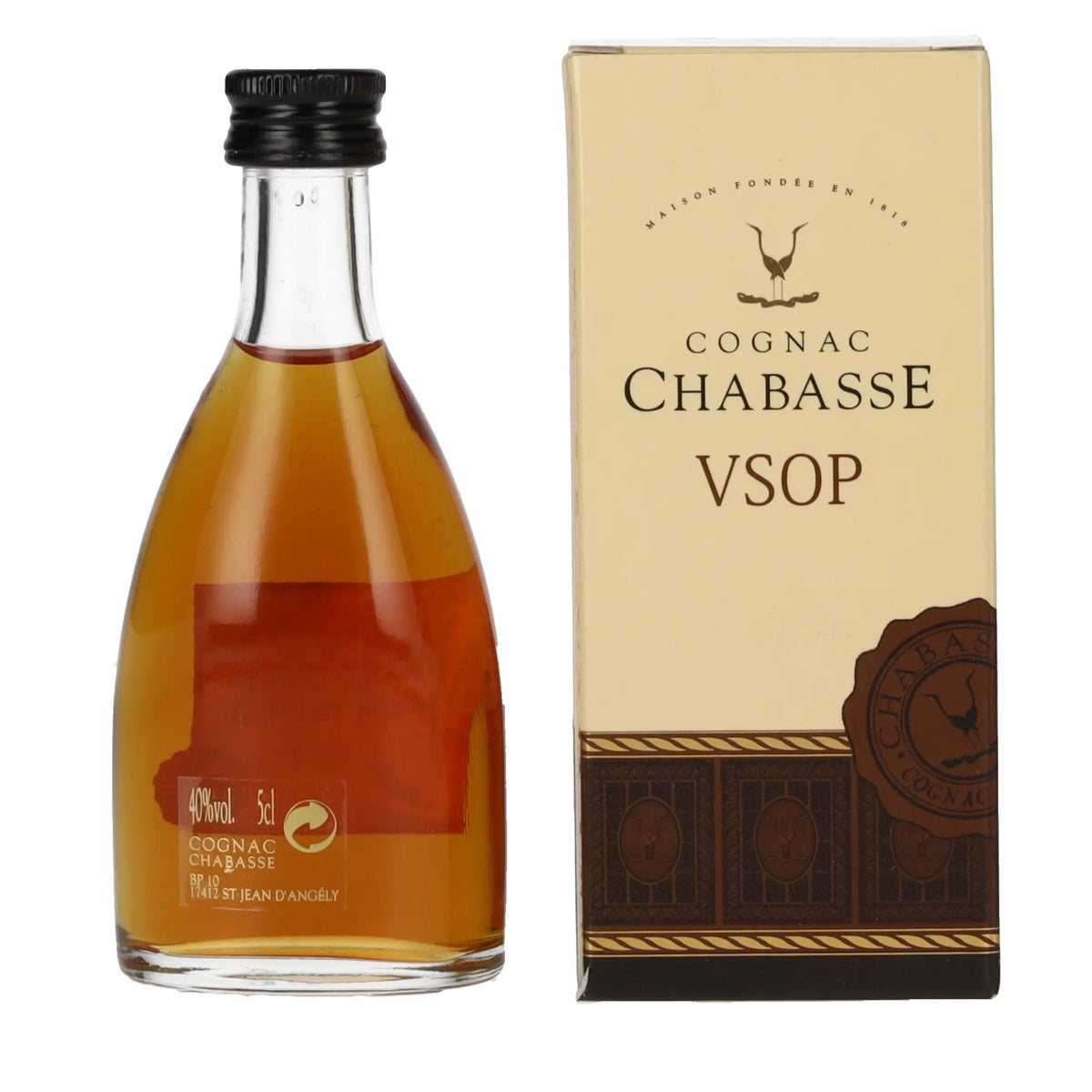 Chabasse VSOP Cognac 40% Vol. 0,05l in Geschenkbox