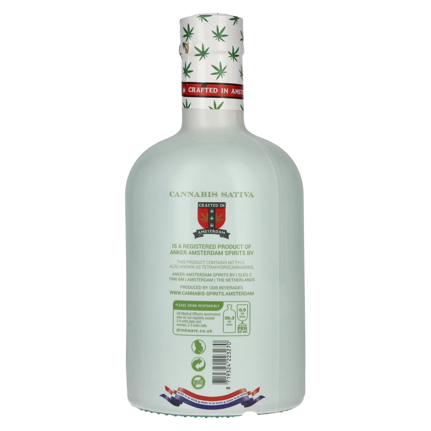 Cannabis Sativa Fibre Hemp Flavoured Vodka 37,5% Vol. 0,7l