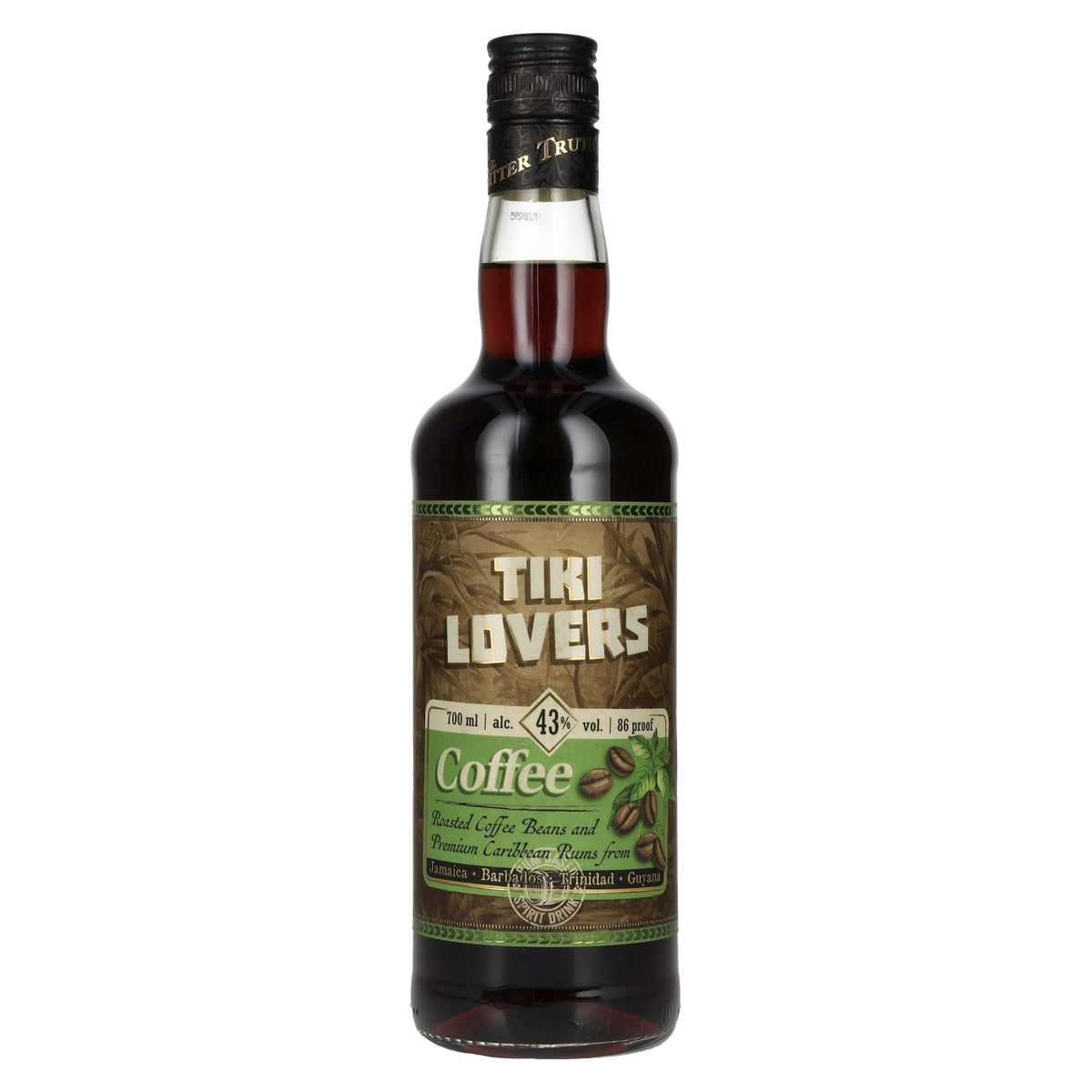 Tiki Lovers Coffee Spirit Drink 43 % vol. 0,7 l