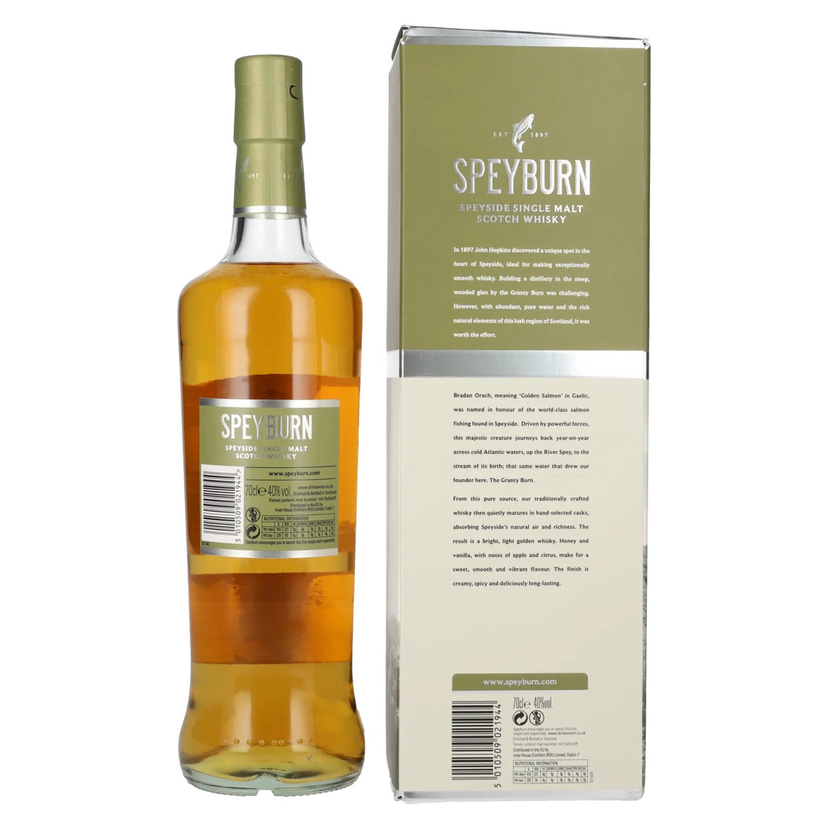 Speyburn BRADAN ORACH Speyside Single Malt Scotch Whisky 40% Vol. 0,7l in geschenkverpakking