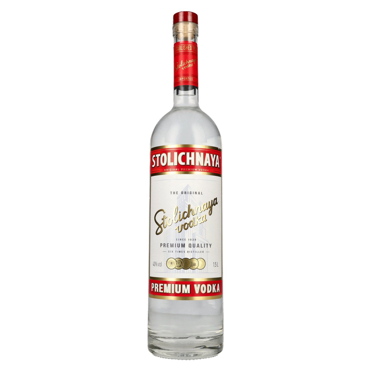 Stolichnaya Premium Vodka FKP 40% vol. 1,5 l