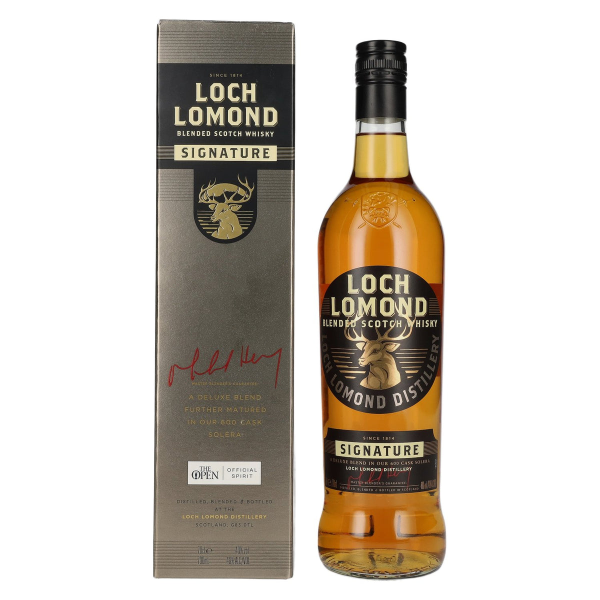 Loch Lomond SIGNATURE Blended Scotch Whisky 40% vol. 0,7 l in geschenkverpakking