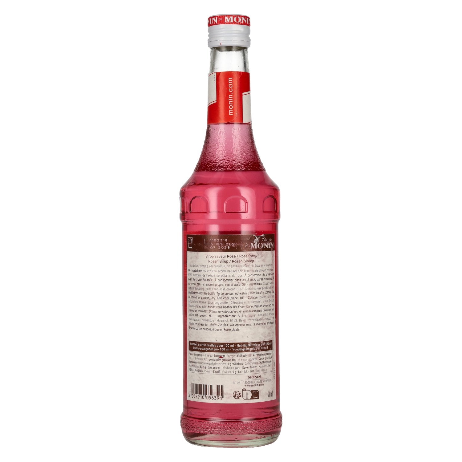 Le sirop Monin ROSE 0,7 l