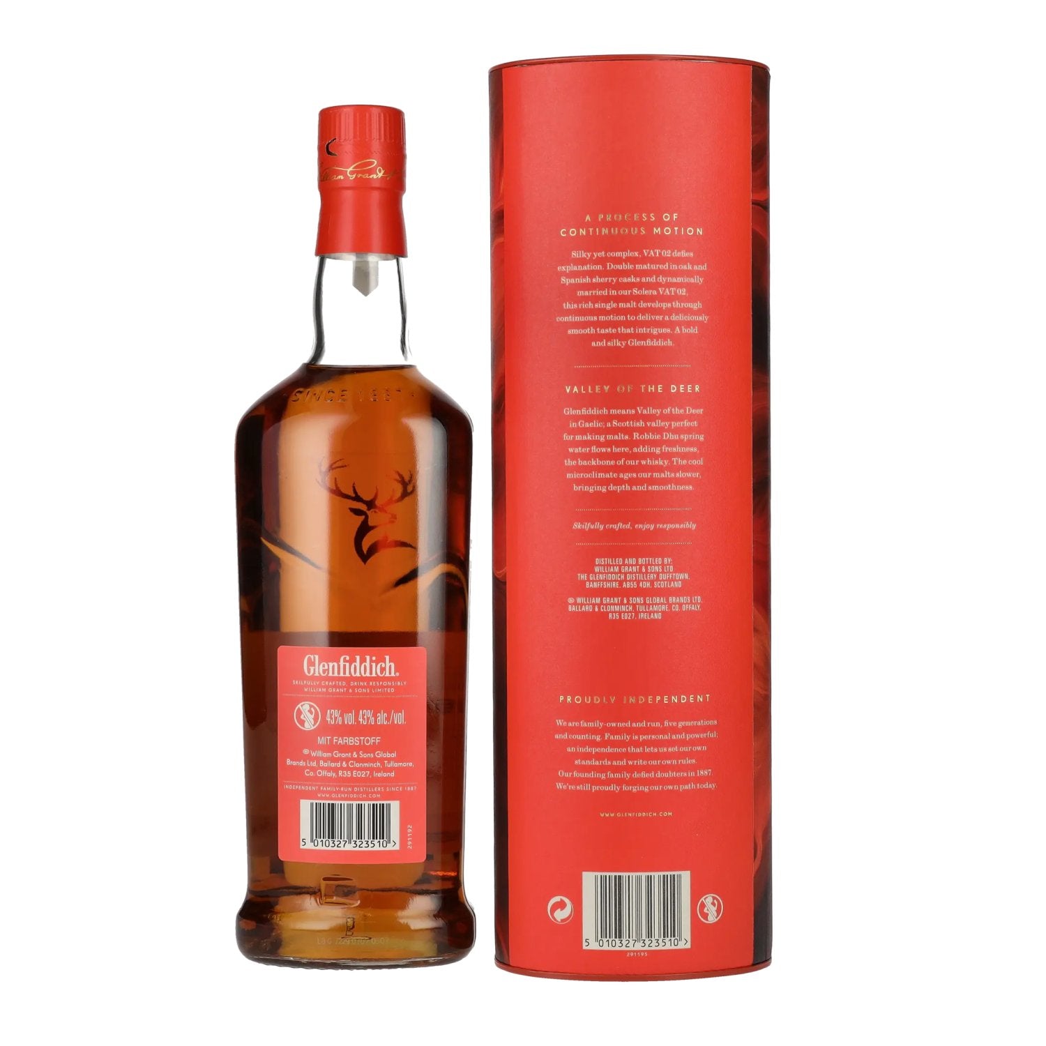 Glenfiddich Perpetual Collection VAT 02 Rich &amp; Dark 43% Vol. 1l in gift box