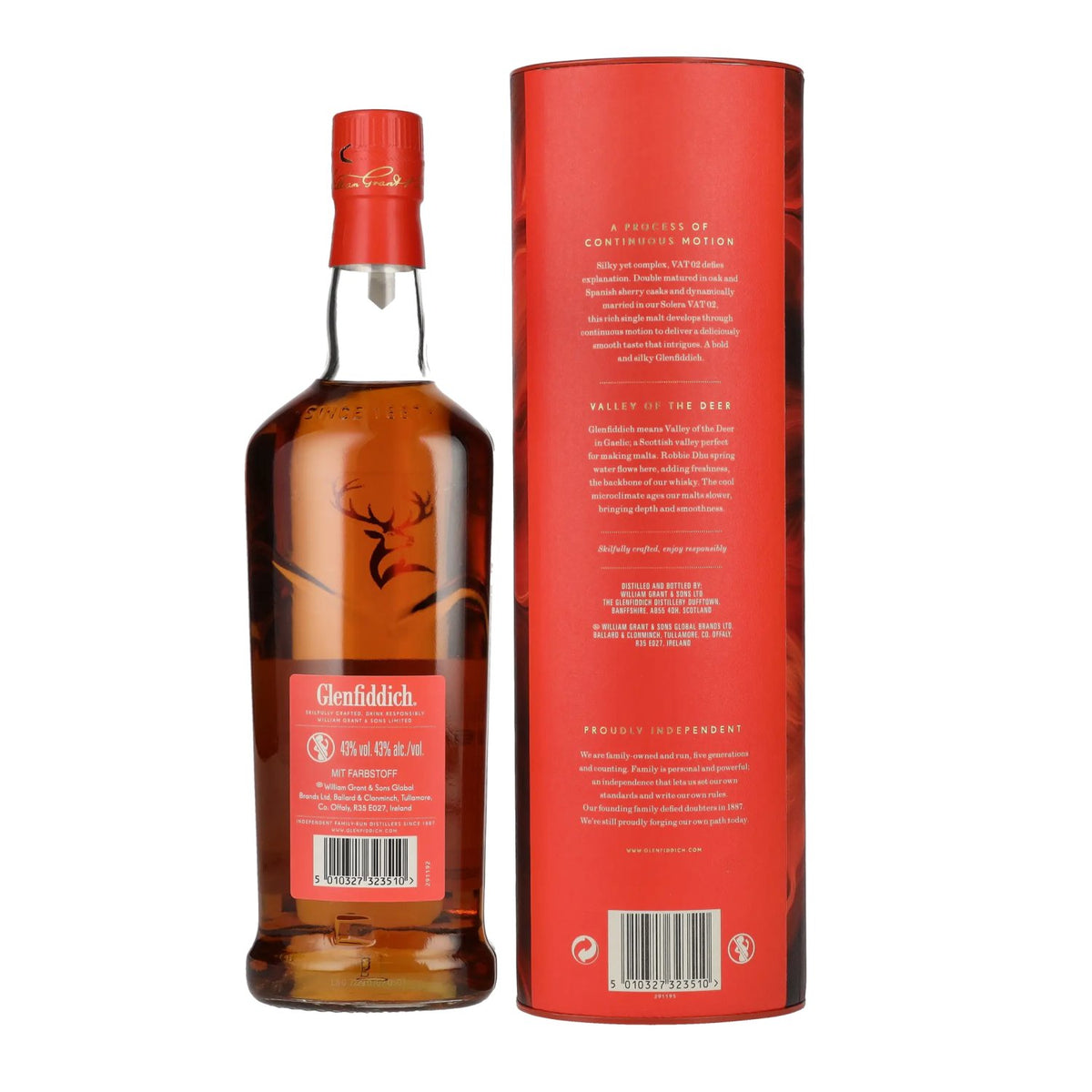 Glenfiddich Perpetual Collection VAT 02 Rich &amp; Dark 43% Vol. 1l in a gift box