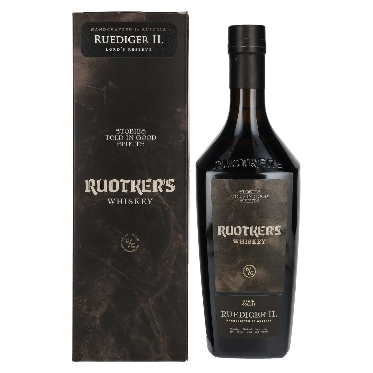 Ruotker's RUEDIGER II. Whiskey 43,3% Vol. 0,7l in Geschenkbox