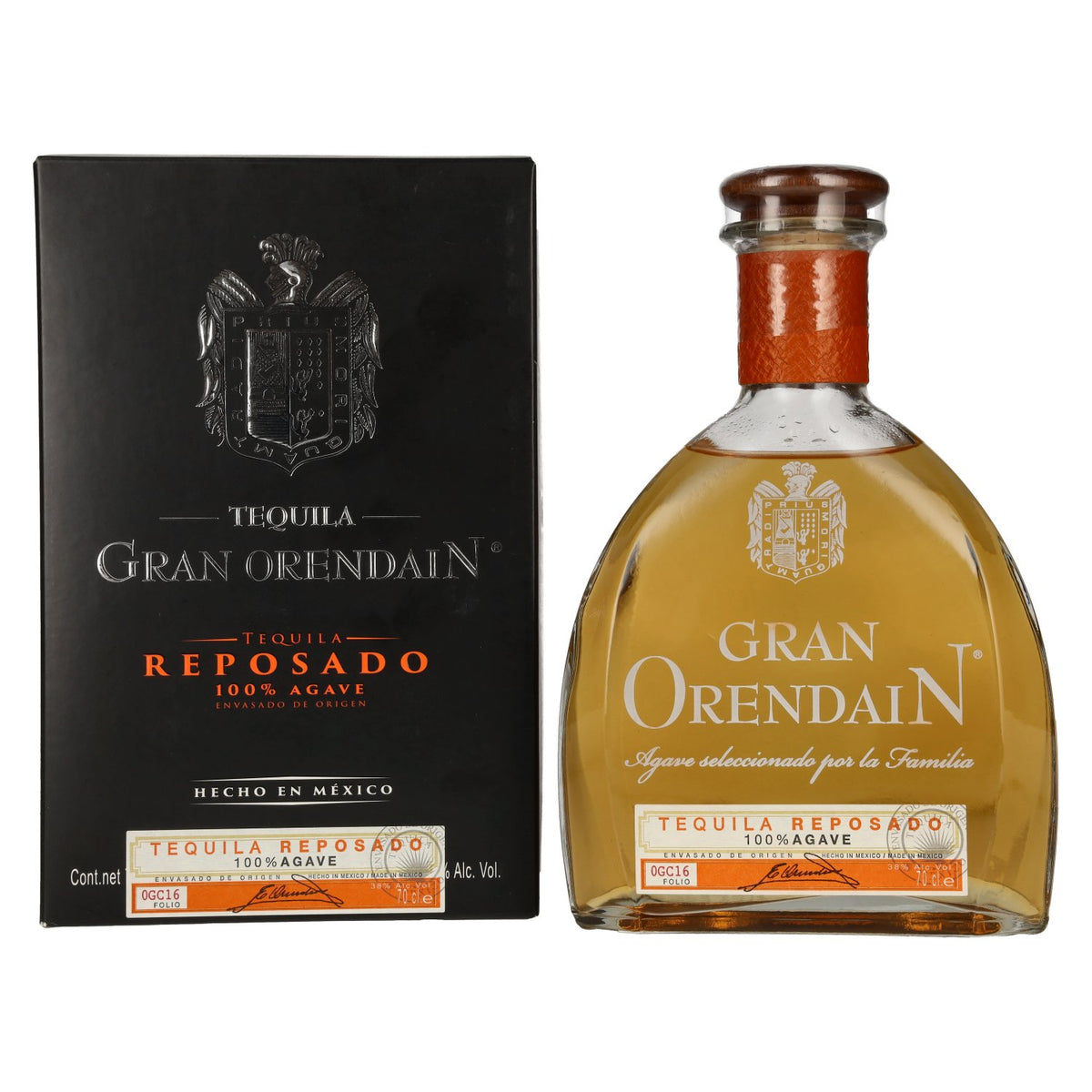 Gran Orendain Tequila REPOSADO 100% Agave 38% Vol. 0,7l in Geschenkbox
