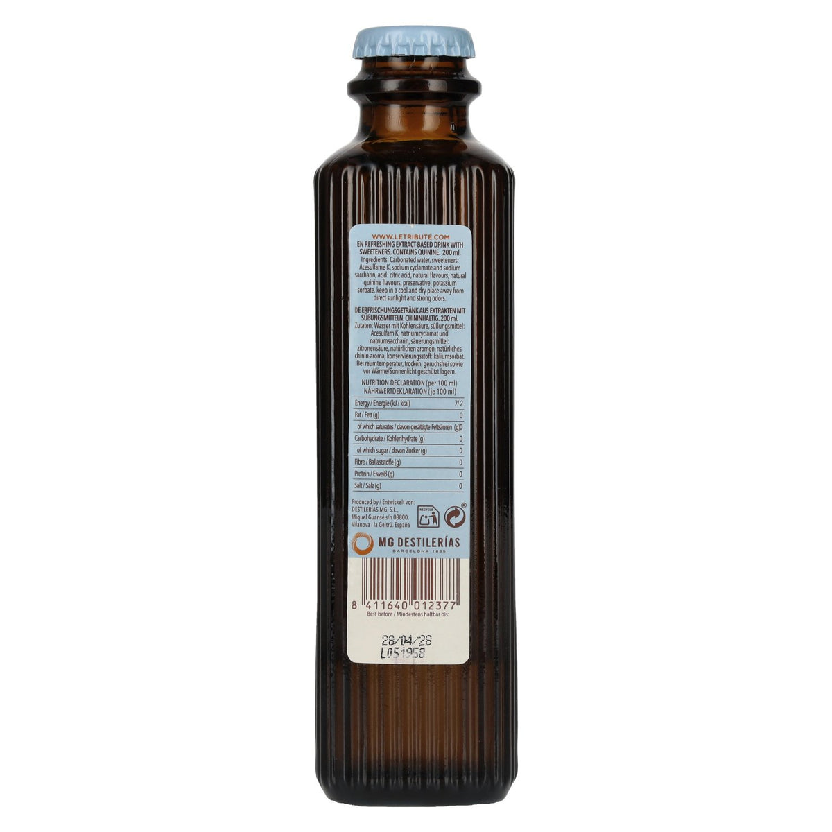 Le Tribute Tonic Water Zero 24x0,2l