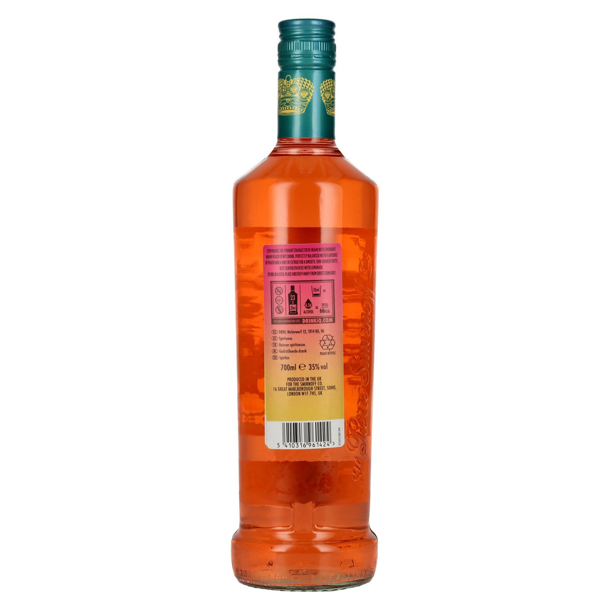 Vodka Smirnoff MIAMI PEACH Spirit Drink 35 % vol. 0,7 l