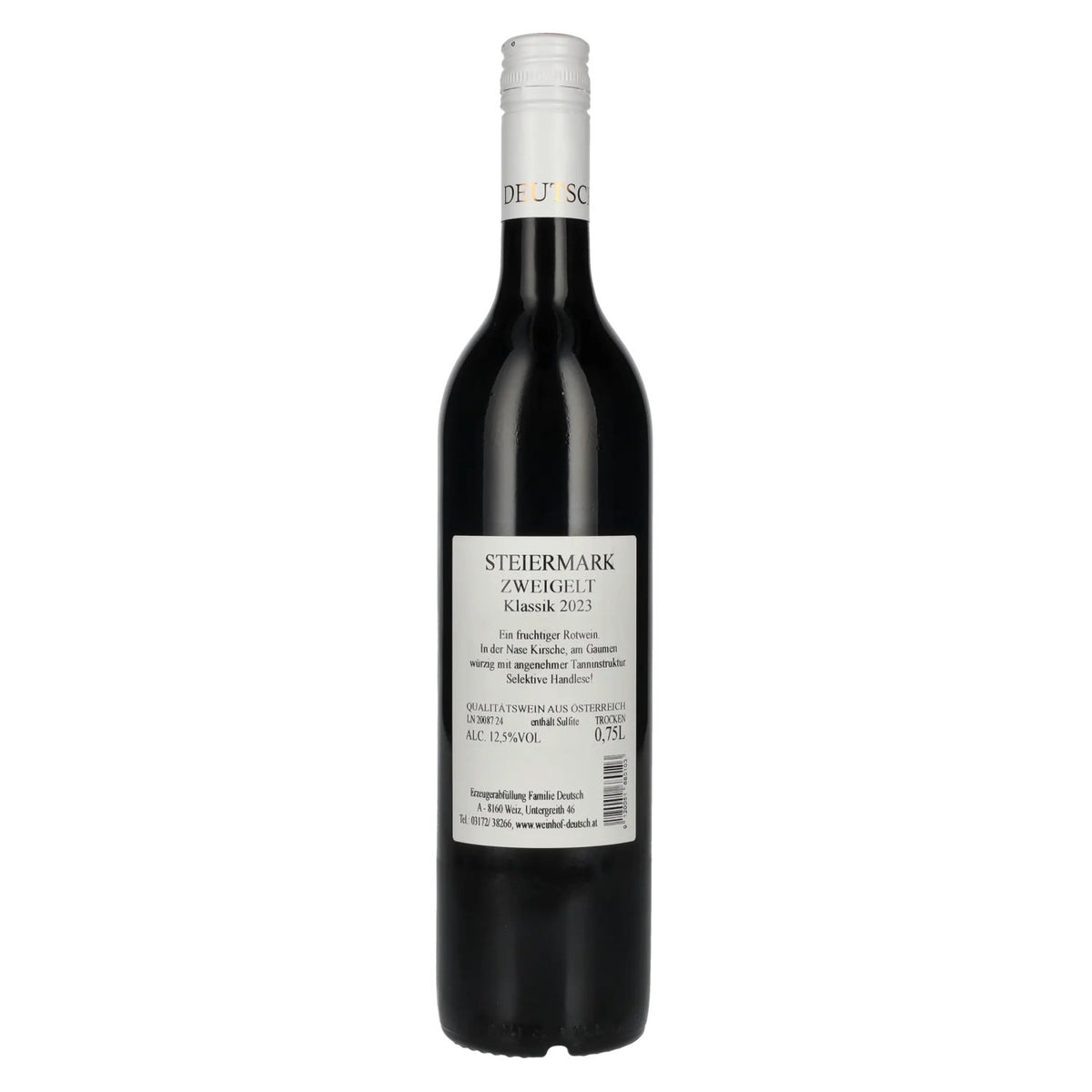Deutsch Zweigelt Klassik Steiermark 2023 12,5% Vol. 0,75l