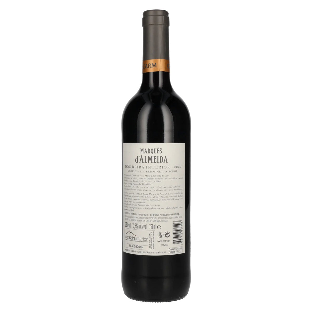 CARM Marques d'Almeida Beira Interior Tinto 2020 13,5% Vol. 0,75l