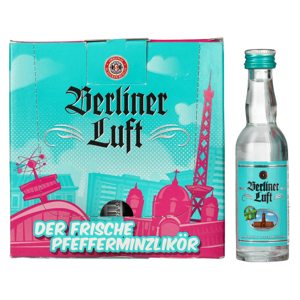 Berliner Luft THE FRESH peppermint liqueur 18% Vol. 24x0,04l