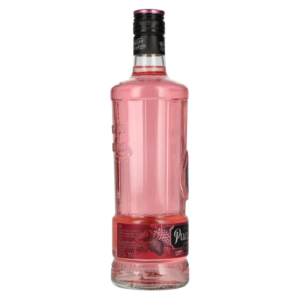 Puerto de Indias STRAWBERRY Sevillian Gin 37.5% ABV 0.7l