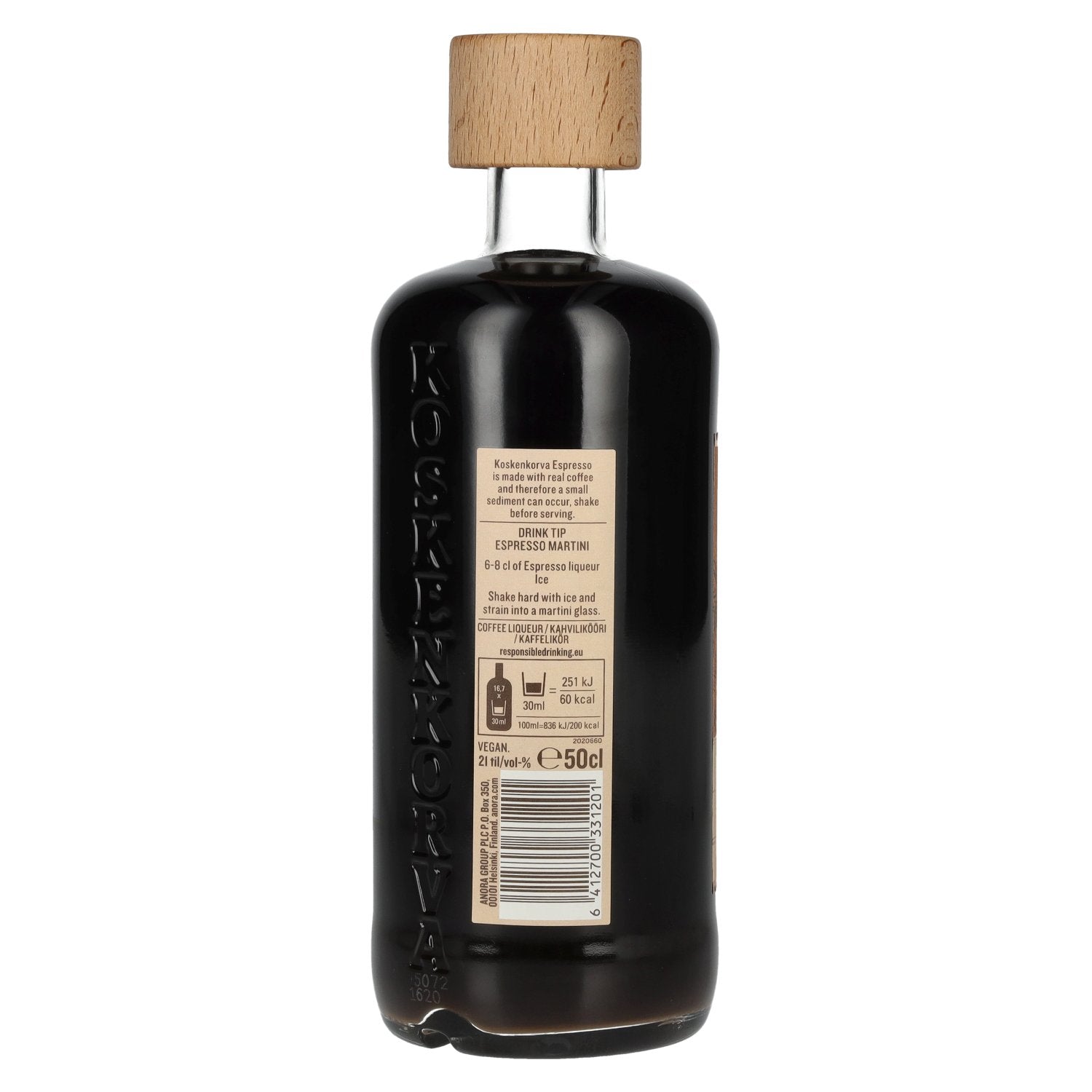 Koskenkorva ESPRESSO Liqueur aromatisée 21% vol. 0,5l