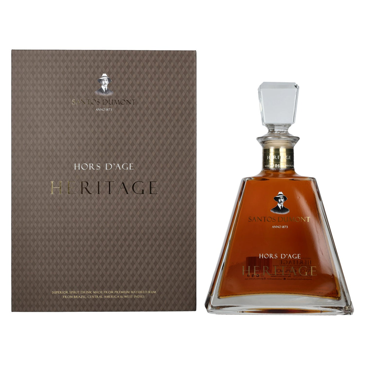 Santos Dumont HERITAGE Batch 04 Limited Edition 43.8% vol. 0.7l in a gift box
