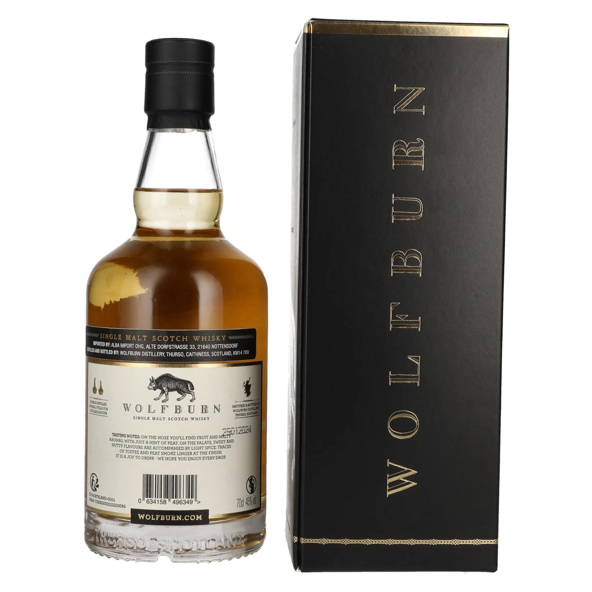 Wolfburn NORTHLAND Première édition générale 46 % vol. 0,7 l dans un coffret cadeau