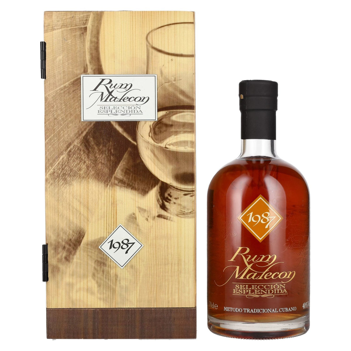 Rum Malecon SELECCIÓN ESPLENDIDA 1987 40 % vol. 0,7 l dans un coffret en bois