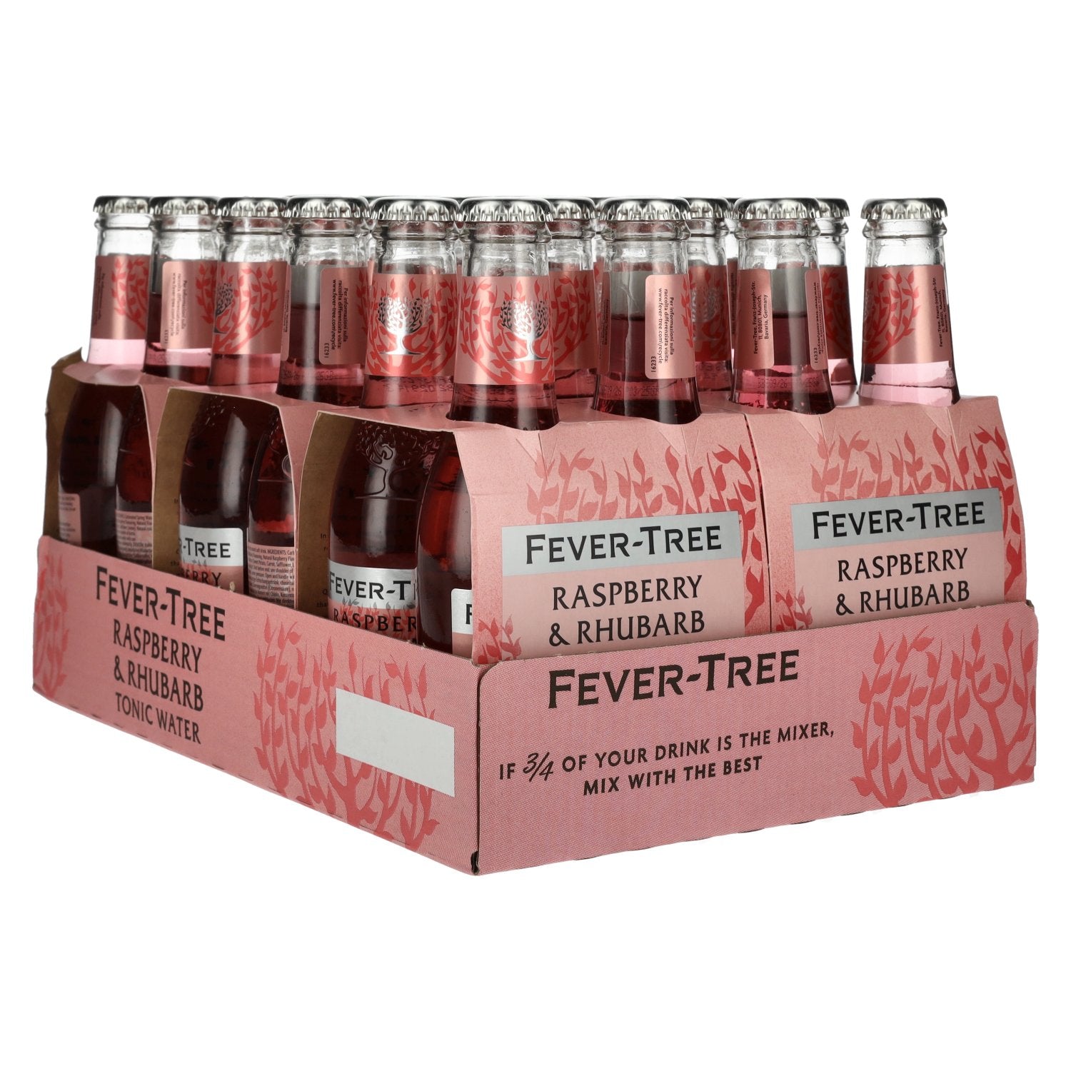 Fever-Tree Framboos &amp; Rabarber Tonic Water 6x4x0,2 l