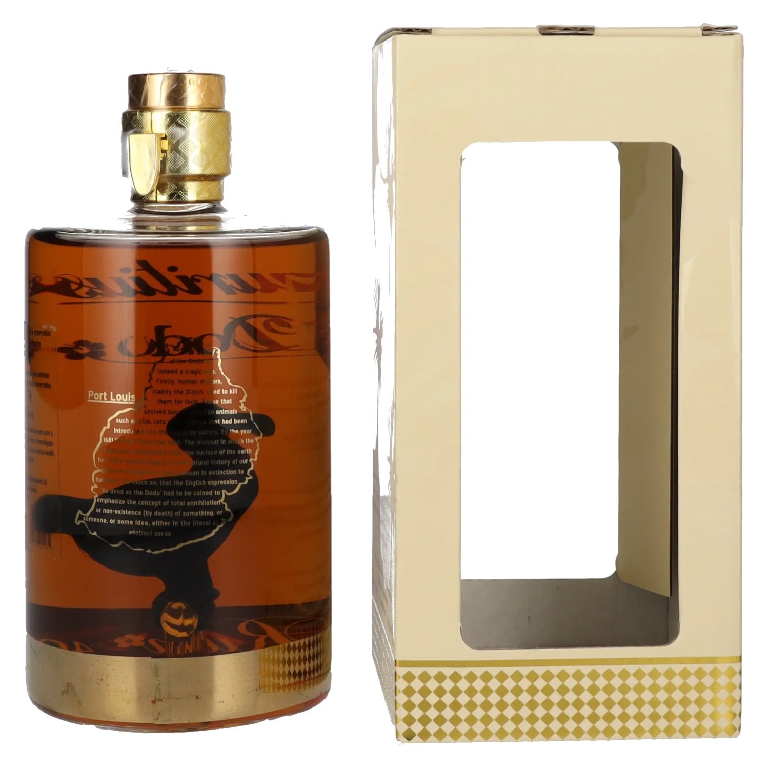 Mauritius Dodo Gold Rum 40% Vol. 0,7l in gift box