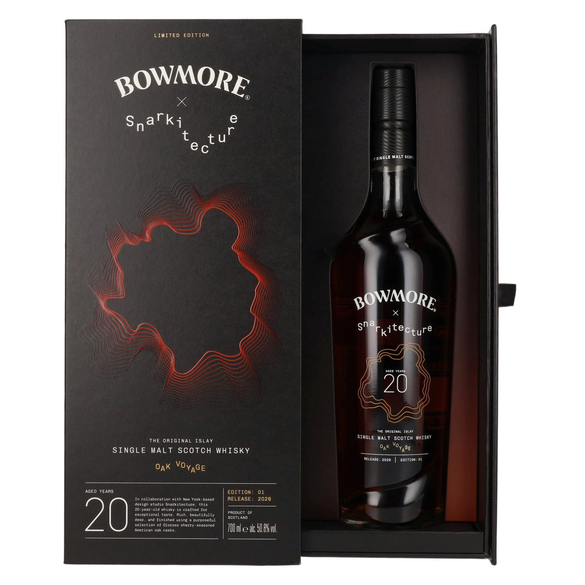 Bowmore 20 Years Old Oak Voyage Edition 01 Single Malt Scotch Whisky 2026 50.8% ABV 0.7l