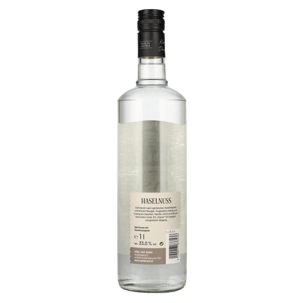 Hödl Hof HASELNUSS Eau-de-vie de noisette 33 % vol. 1 l