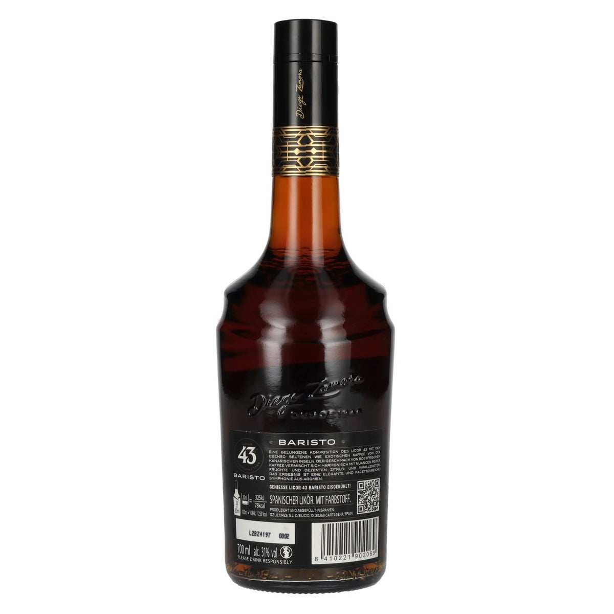 Licor 43 CUARENTA Y TRES BARISTO 31 % vol. 0,7 l