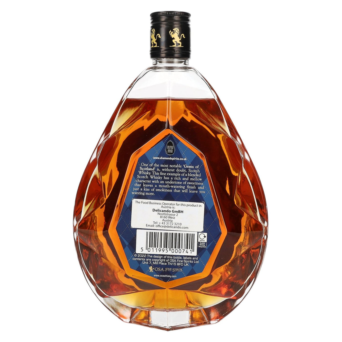 OSA Fine Spirits GEM OF SCOTLAND Blended Scotch Whisky 40% Vol. 0,7l