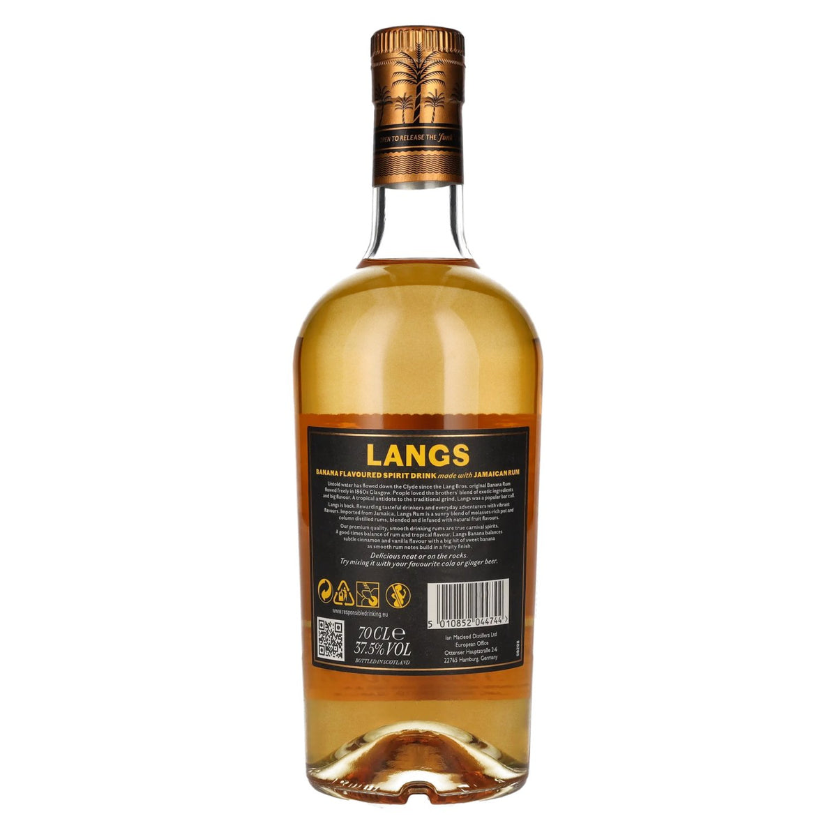 Langs Banana Jamaican Spirit Drink 37,5% vol. 0,7 l