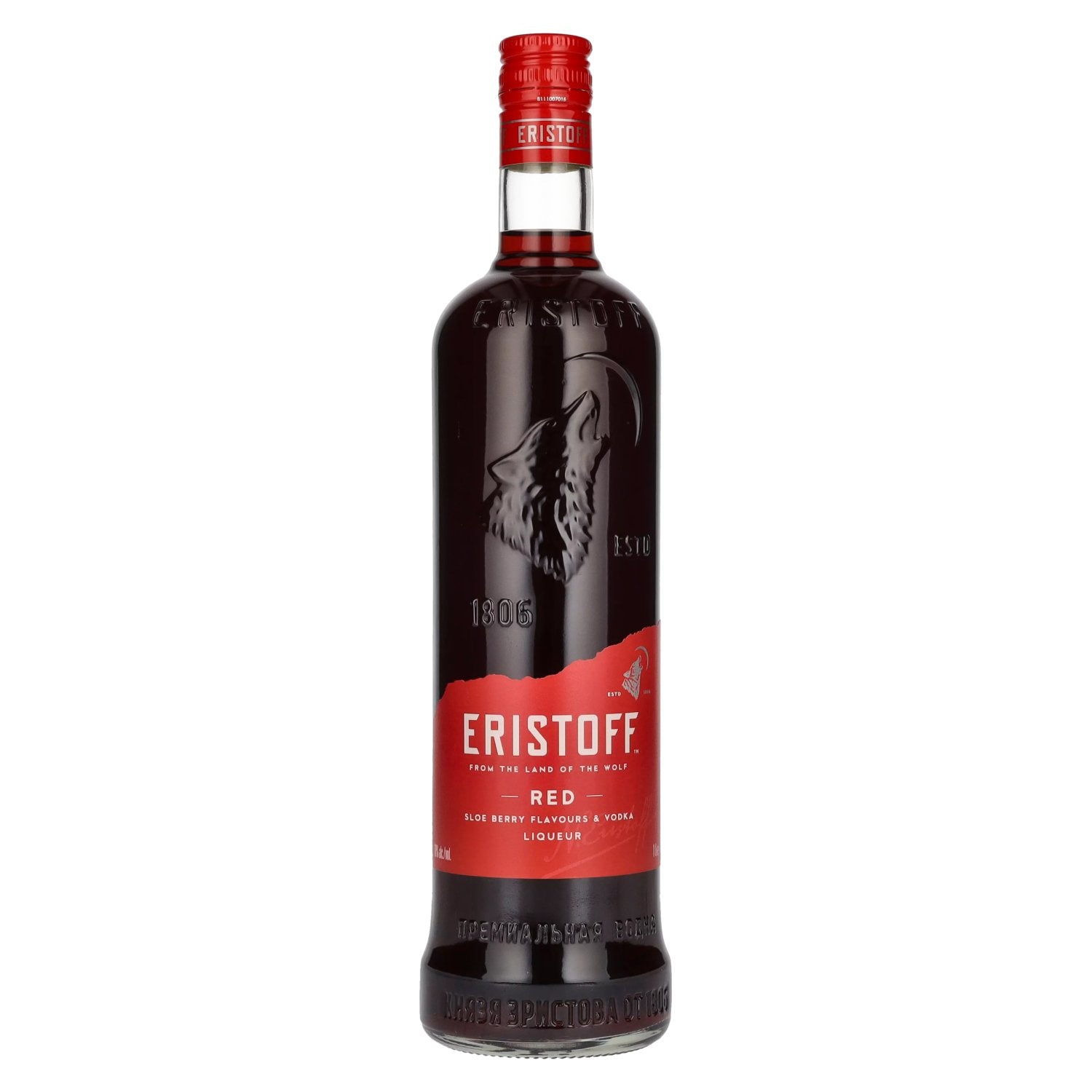 Eristoff Rode Sloebes 18% Vol. 1l