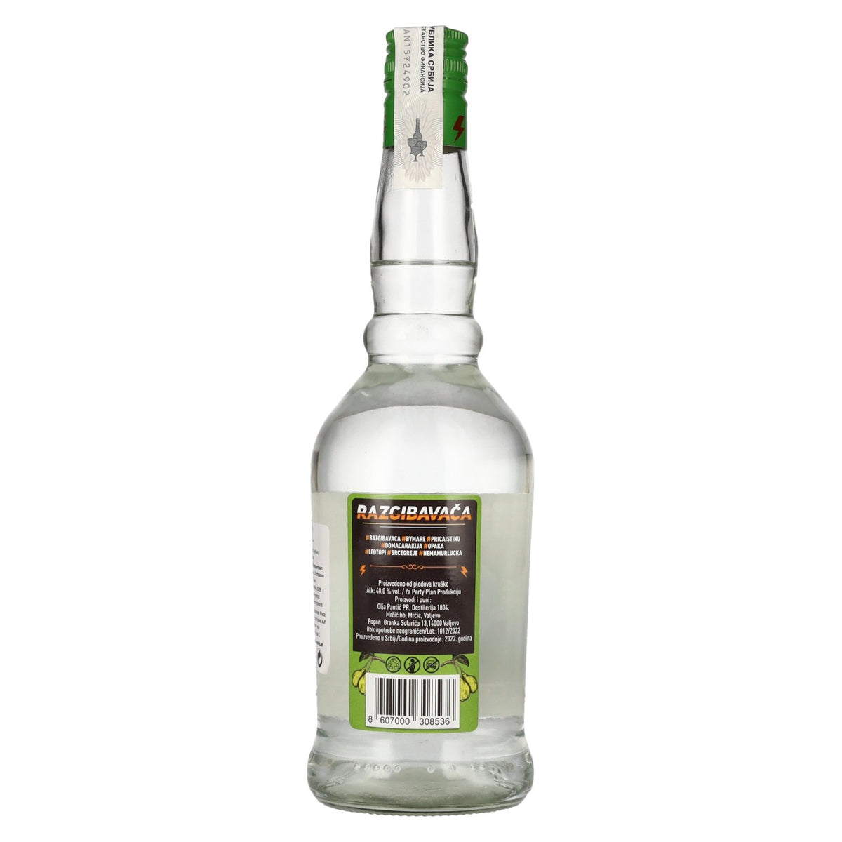 Razgibavača Rakija Od Kruške Perenschnaps 40% vol. 0,7 l