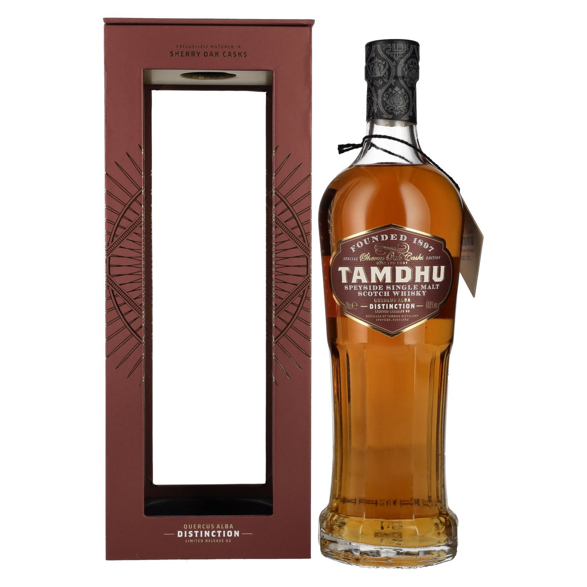 Tamdhu DISTINCTION II Speyside Single Malt Scotch Whisky 48% vol. 0,7 l in geschenkverpakking