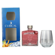 Cubical KISS Special Distilled Gin 37,5% Vol. 0,7l en boîte cadeau avec verre