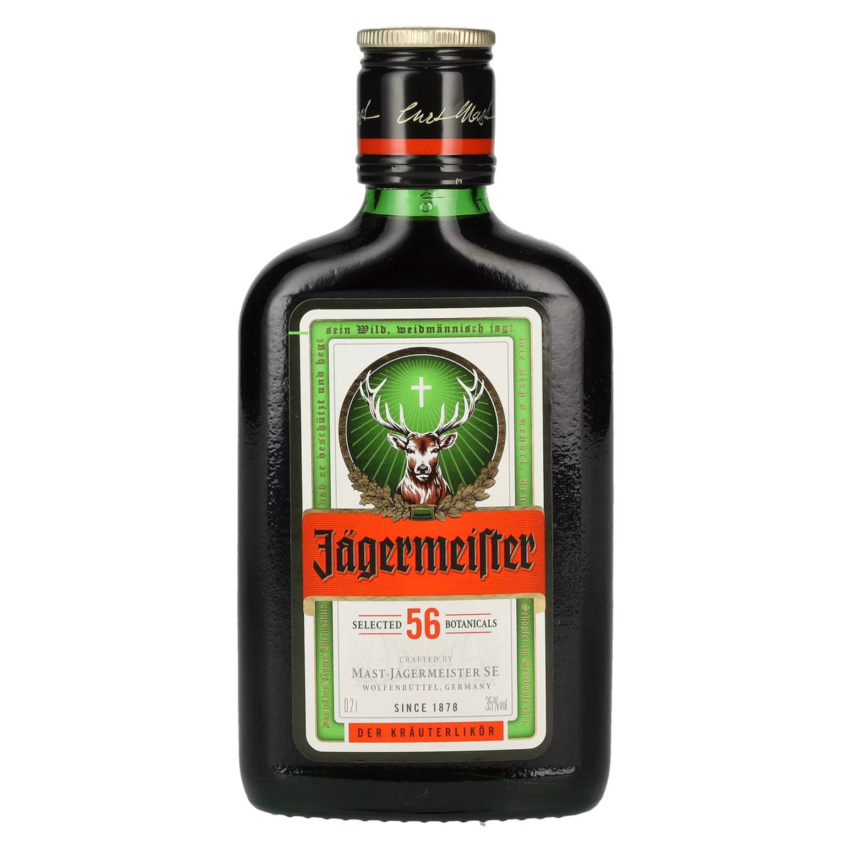 Jägermeister 35 % vol., 0,2 l