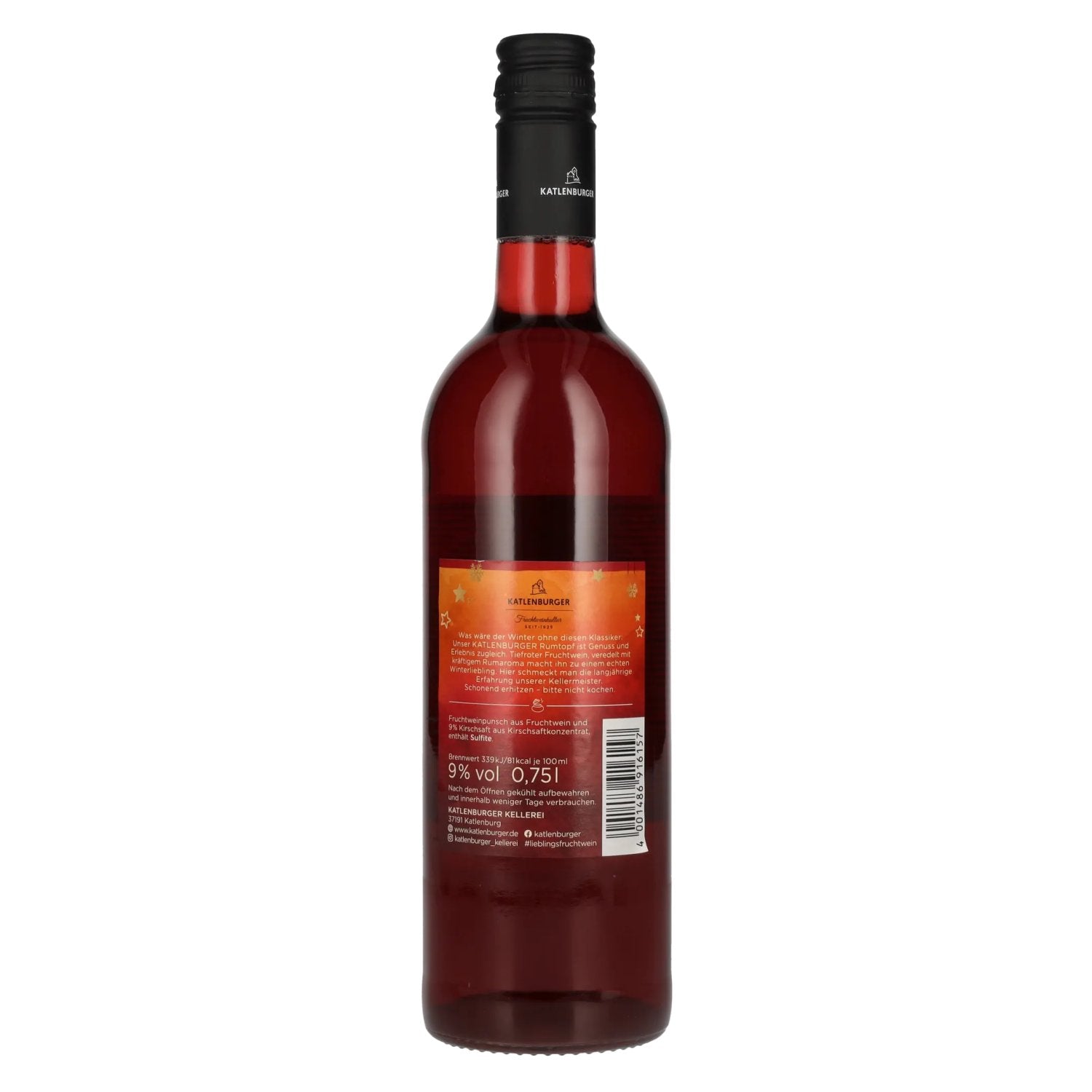 Katlenburger KLASSIKER Hot rum pot 9% Vol. 0,75l