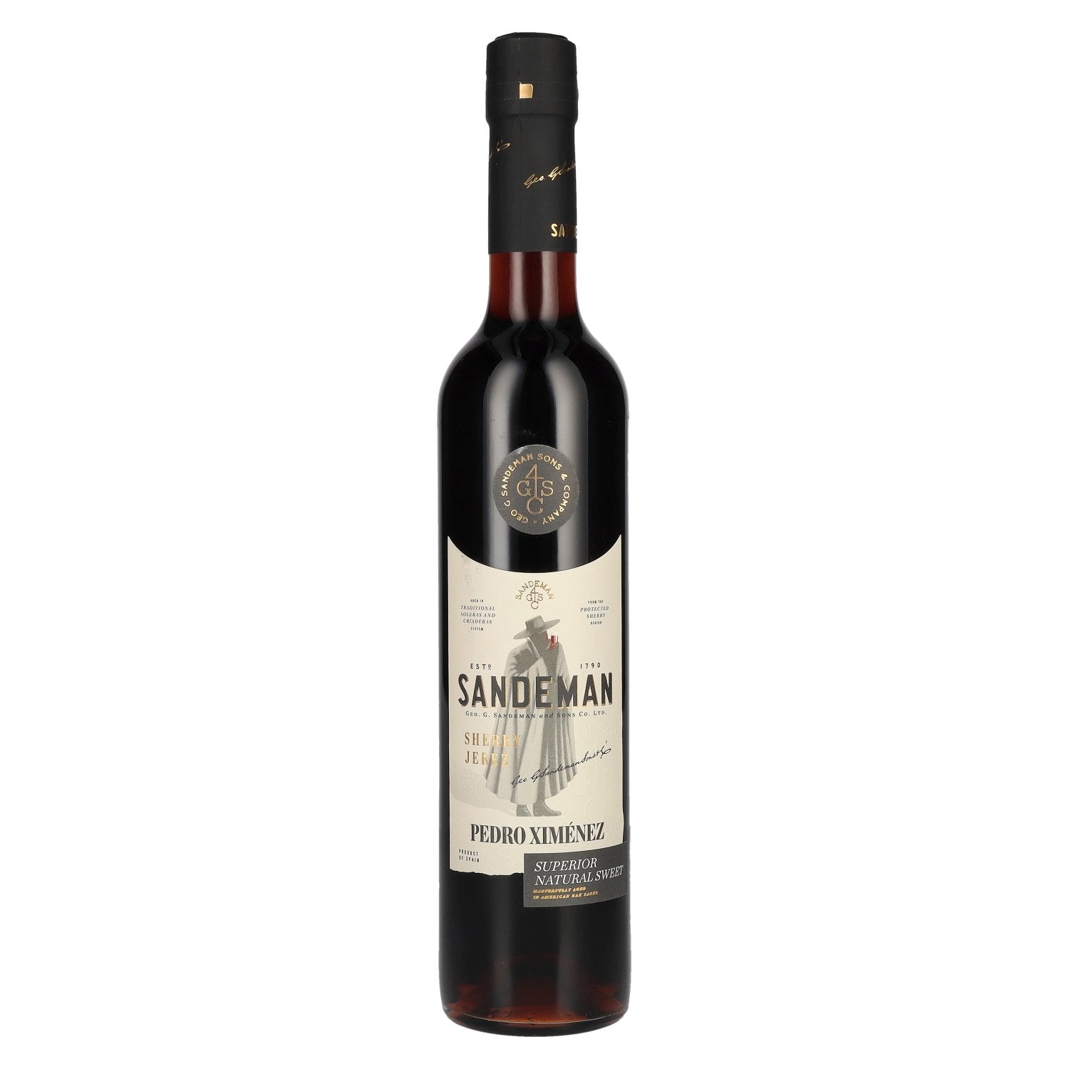 Sandeman PEDRO XIMÉNEZ Superior Natural Sweet Sherry Jerez 17% Vol. 0,5l