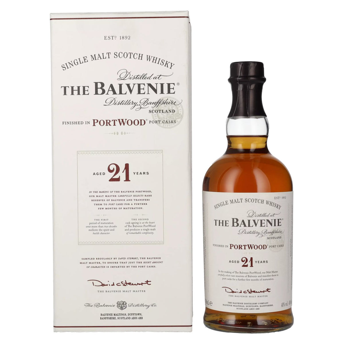 Balvenie 21 Years Old Portwood Finish 40% vol. 0,7 l in geschenkverpakking
