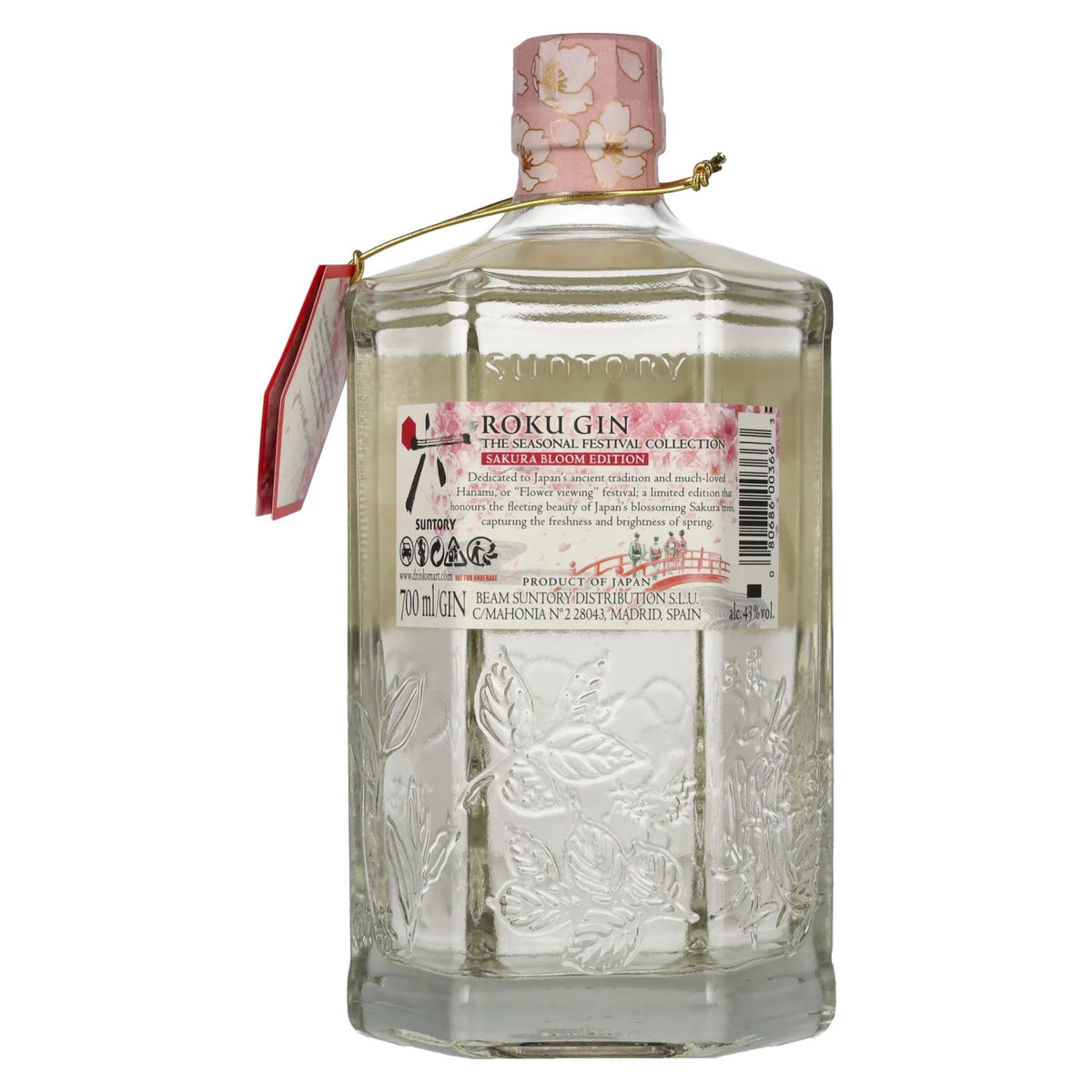 Roku Gin The Japanese Craft Gin Sakura Bloom Edition 6 43% Vol. 0,7l