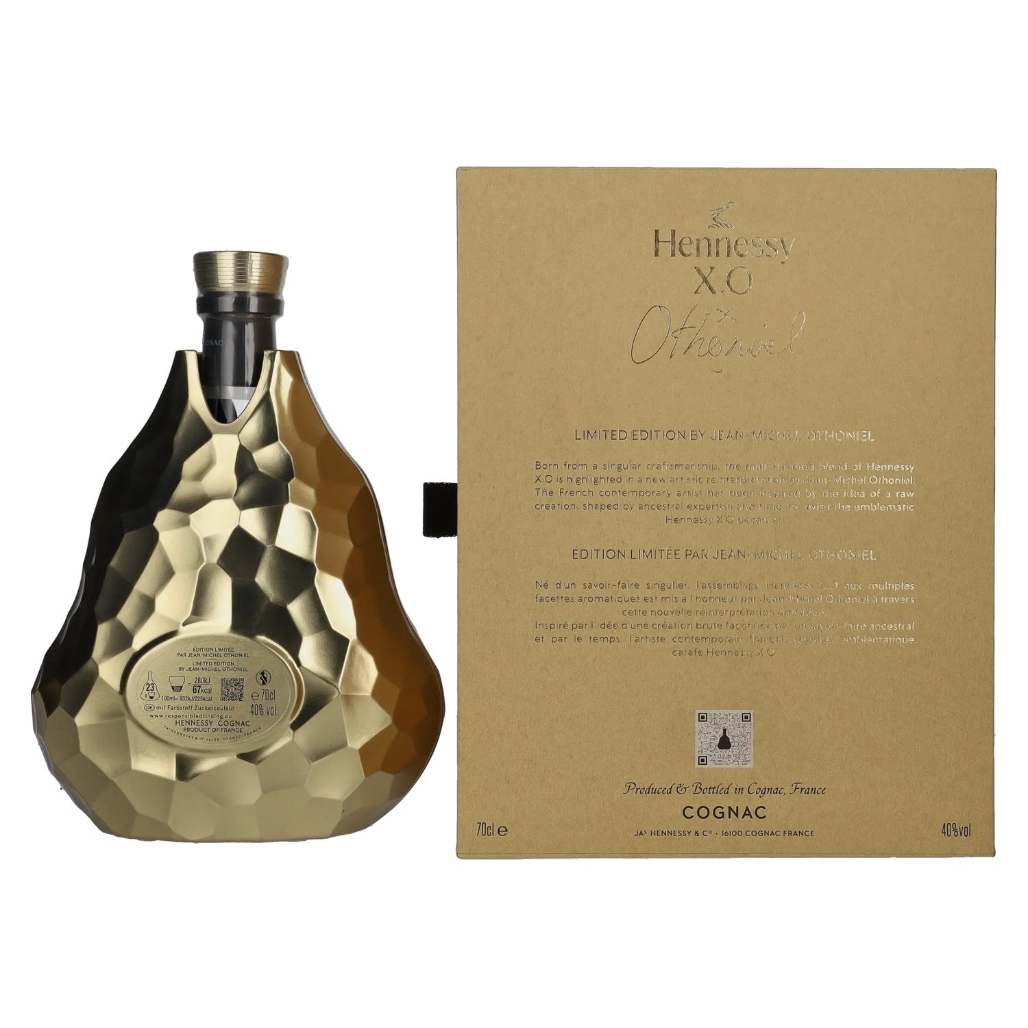 Hennessy X.O Cognac Jean Michel Othaniel 40% Vol. 0,7l in geschenkverpakking