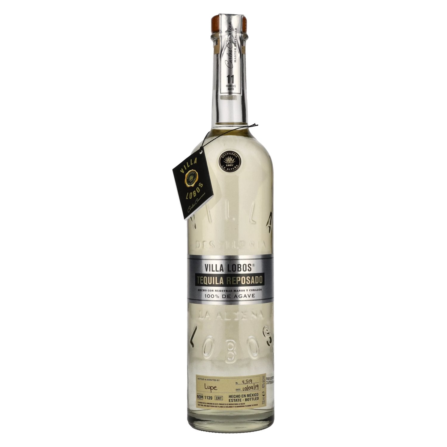 Villa Lobos Reposado 100% de Agave 40% Vol. 0,7l