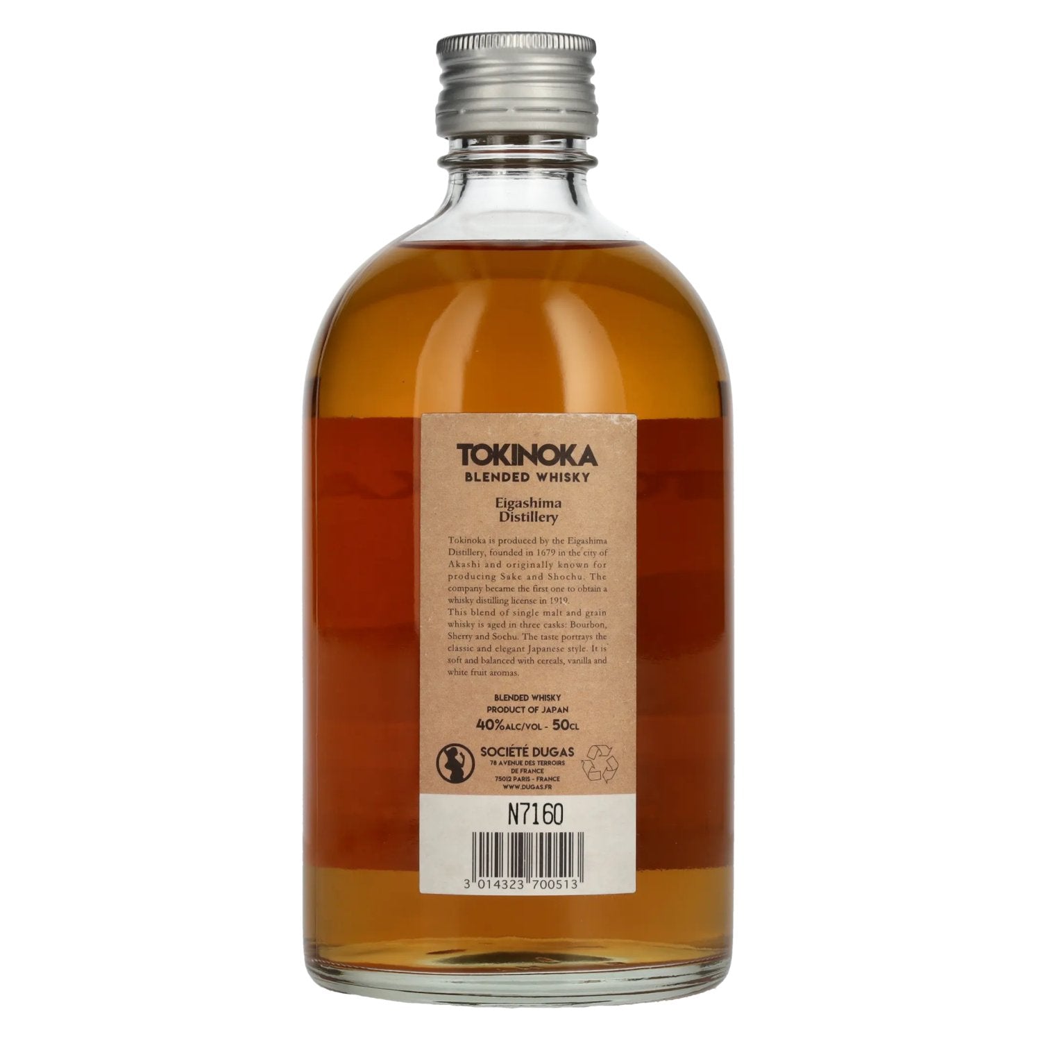 TOKINOKA Blended Whisky Japonais 40% Vol. 0,5l