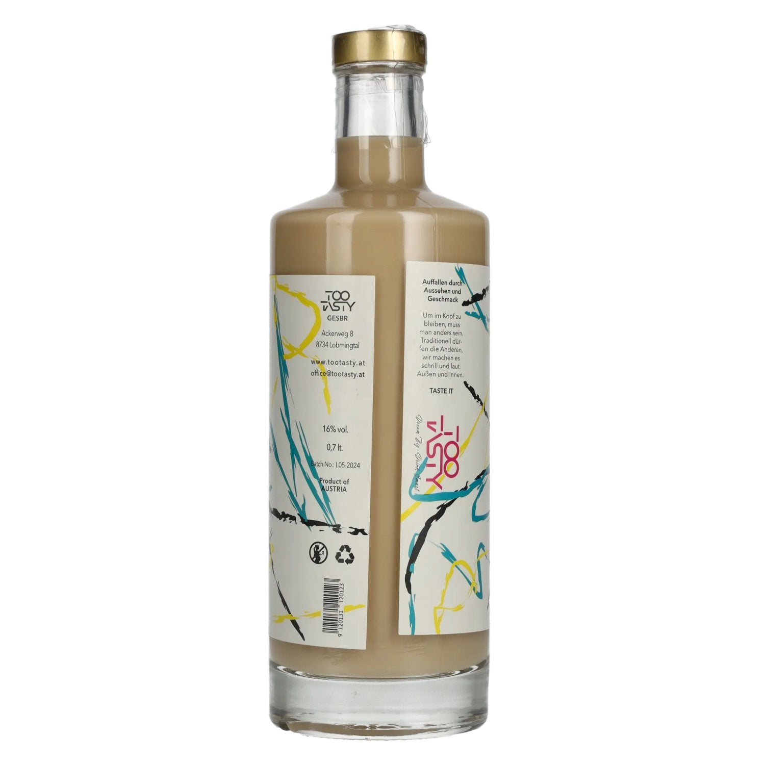 Too Tasty LATTE Coffee Cream Liqueur 16% Vol. 0,7l