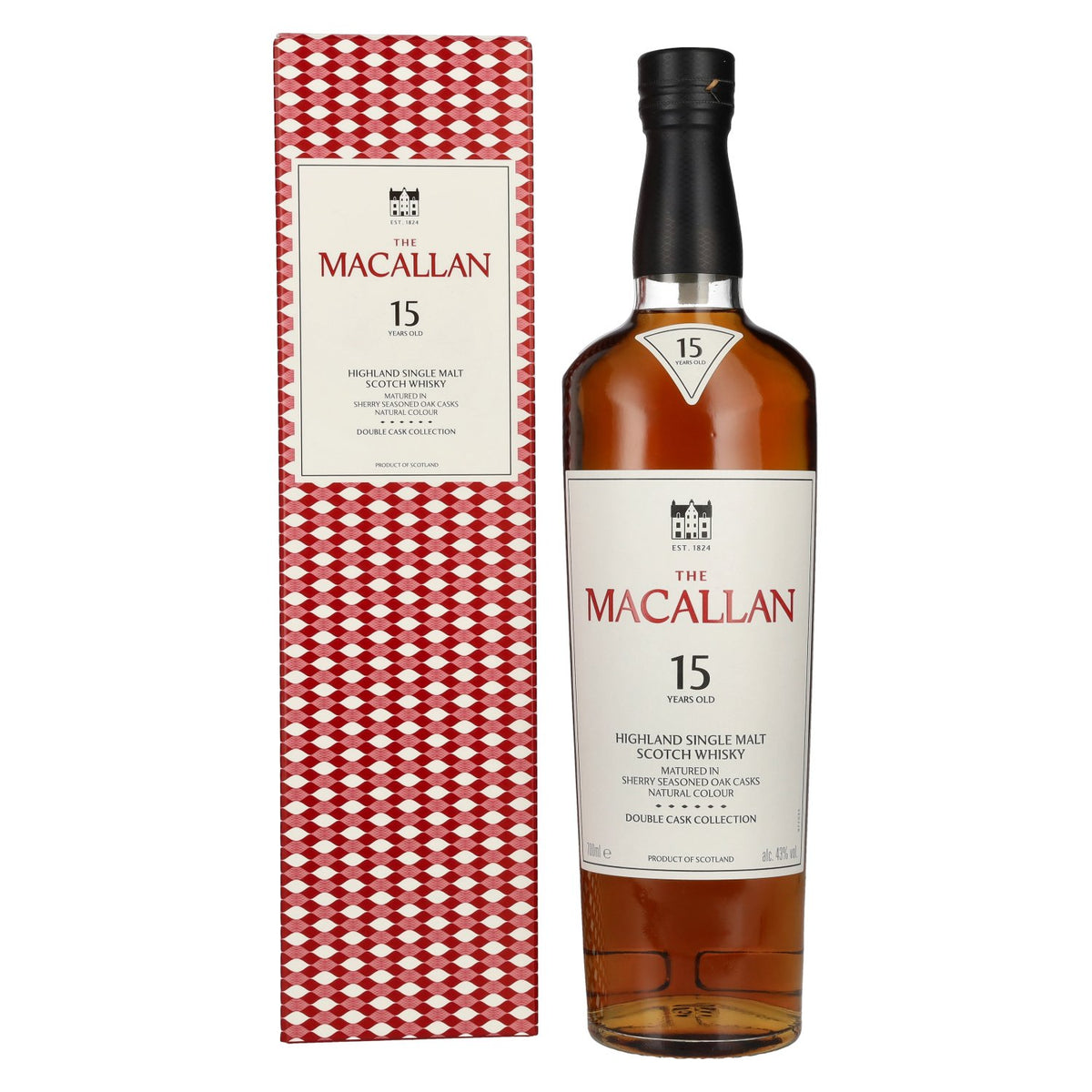 The Macallan 15 Years Old DOUBLE CASK 43% Vol. 0,7l in Geschenkbox