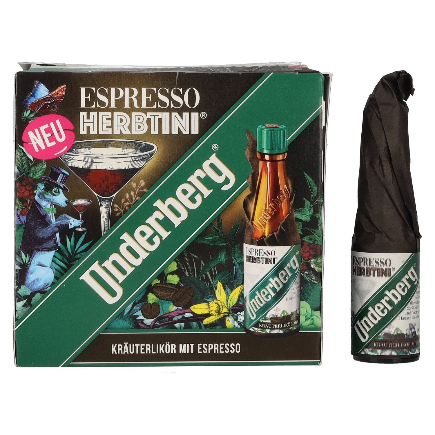 Underberg Espresso Herbtini 27% vol. 12 x 0,02 l