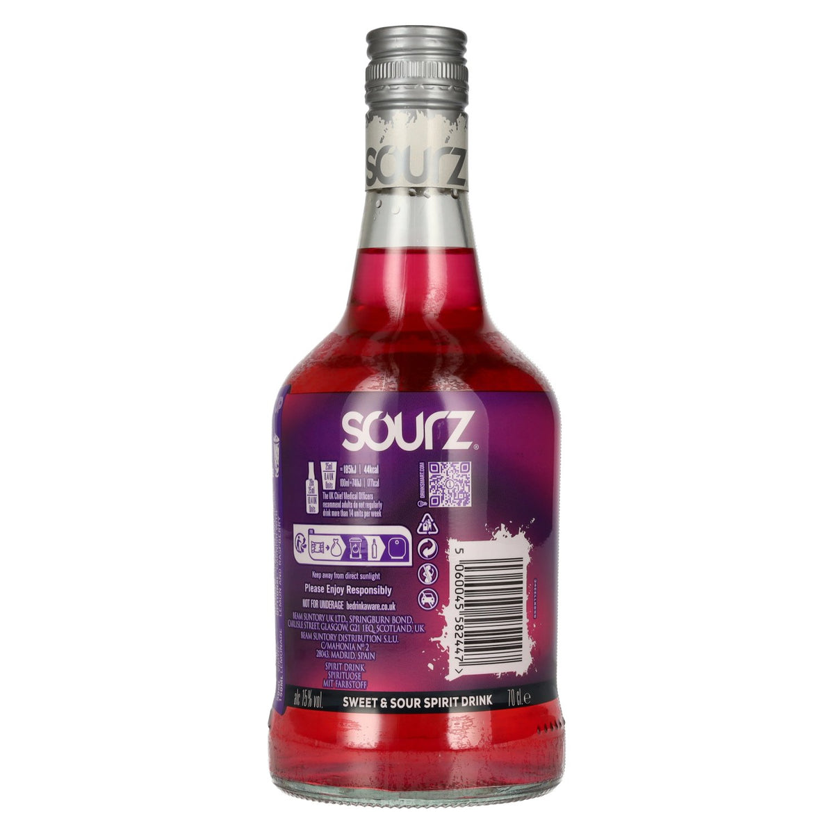 Sourz RASPBERRY Spirit Drink 15% vol. 0,7 l