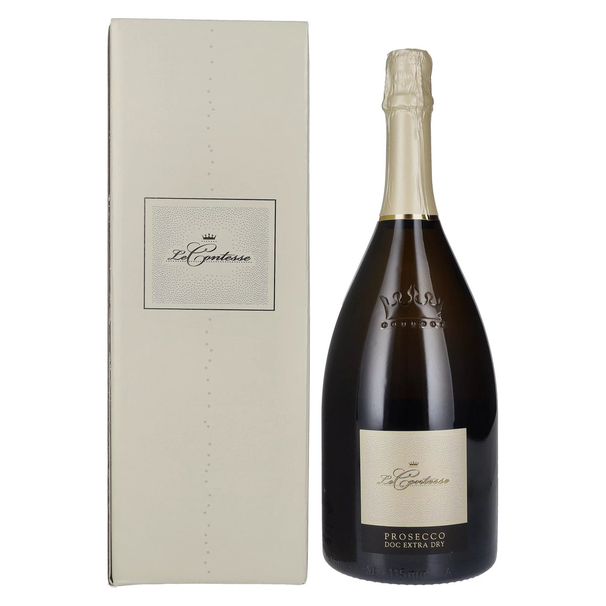 Le Contesse Prosecco DOC Extra Dry 11% vol. 1,5 l in geschenkverpakking
