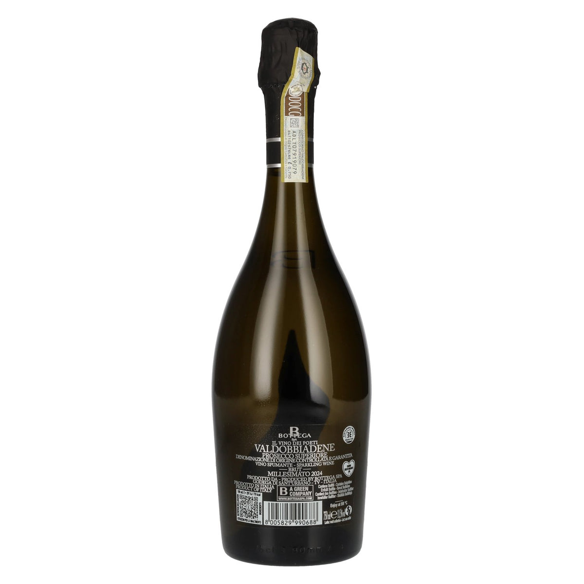 Bottega Il Vino dei Poeti VALDOBBIADENE Prosecco Superiore DOCG 2024 11,5% Vol. 0,75l