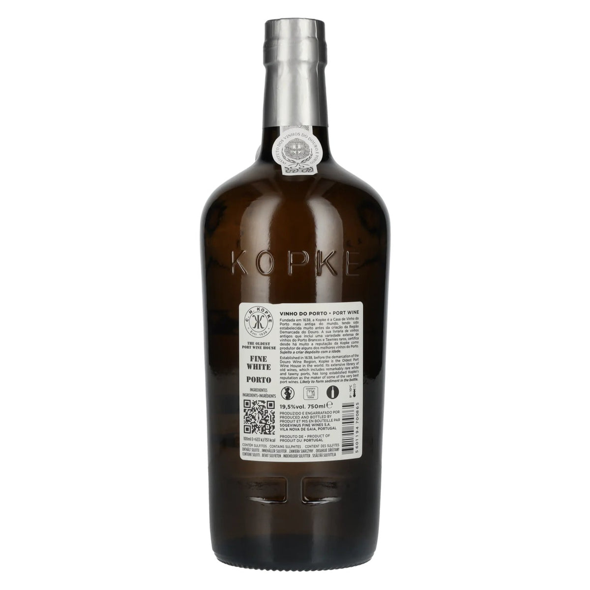 Kopke FINE WHITE Porto 19.5% ABV 0.75l