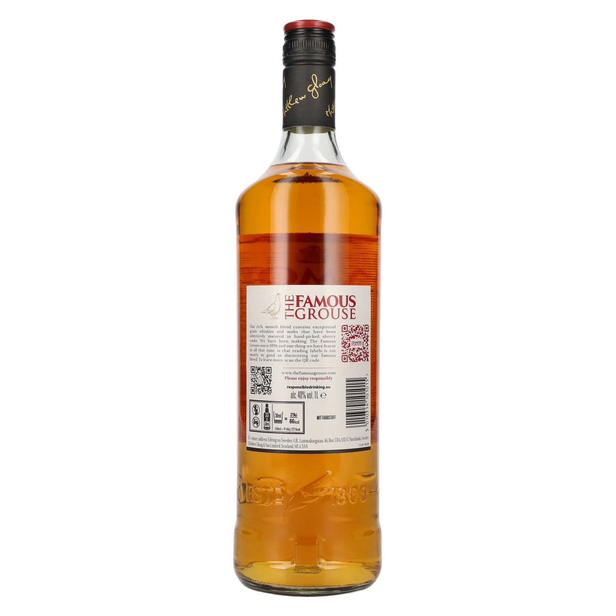 The Famous Grouse Blended Scotch Whisky 40% vol. 1 litre