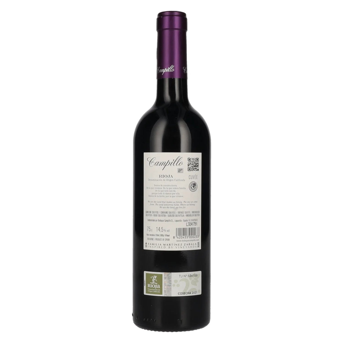 Campillo Cuvèe Rioja DOC 2021 14,5% Vol. 0,75l